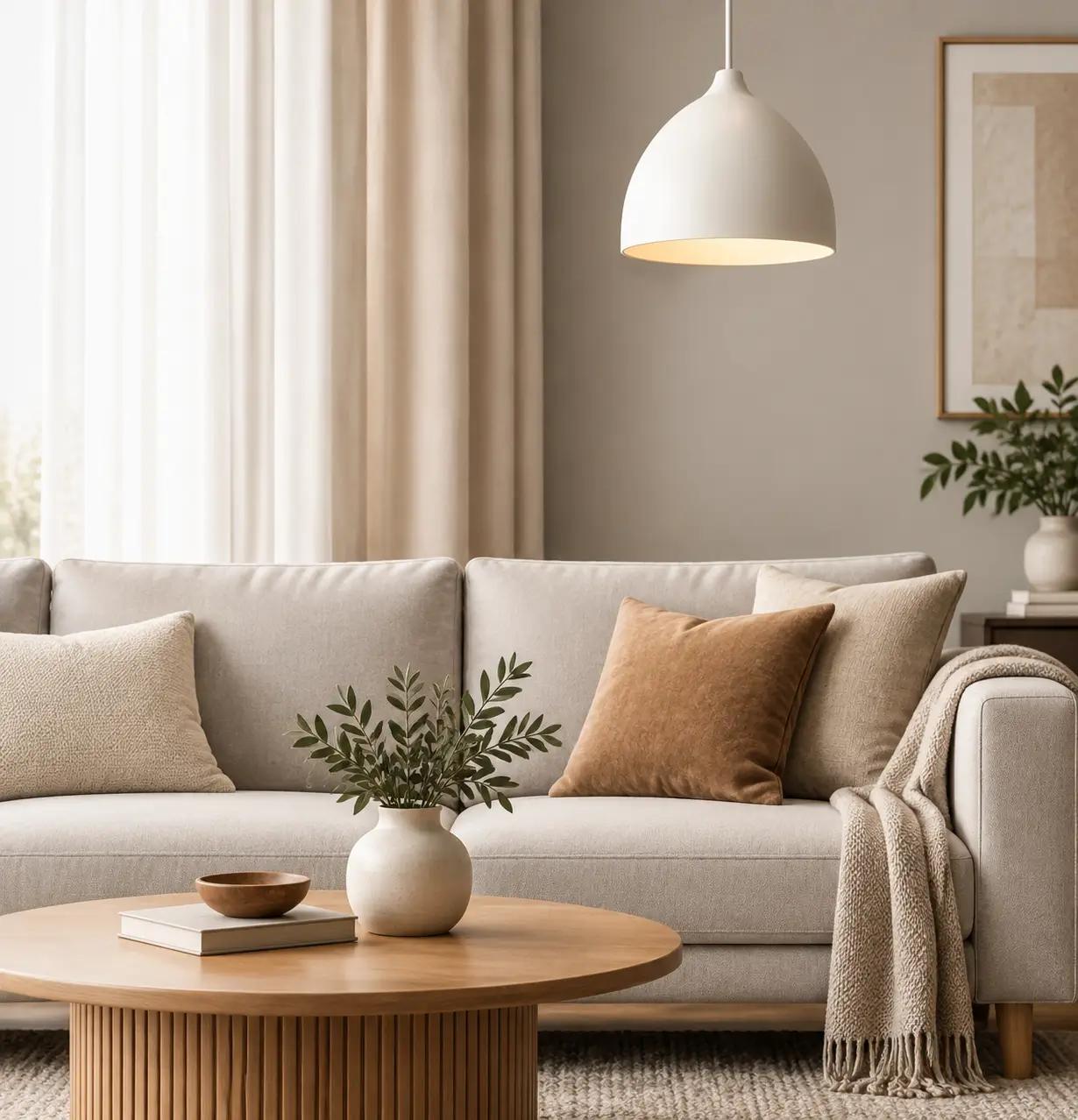 Living room styled by VK Studio in Dubai