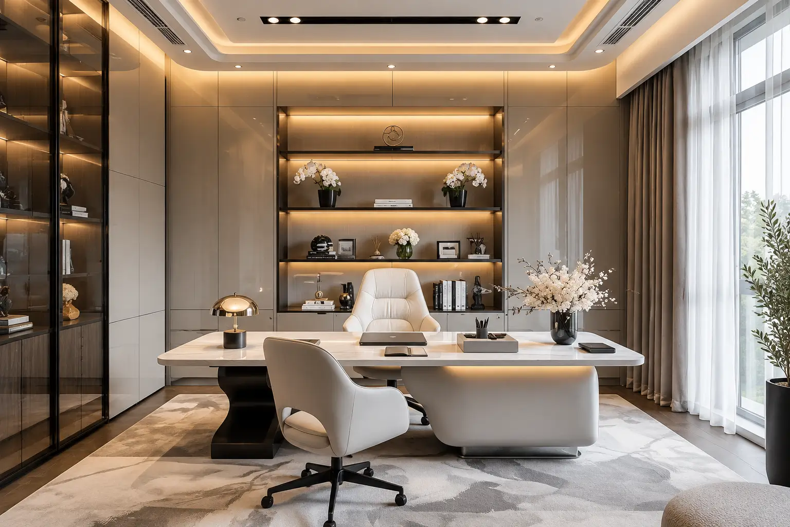 Private Office, commercial interior design in Dubai